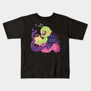 Aquarius - Zodiac Alien Kids T-Shirt